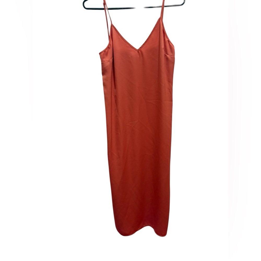 A New Day Rust Orange Maxi Slip Dress